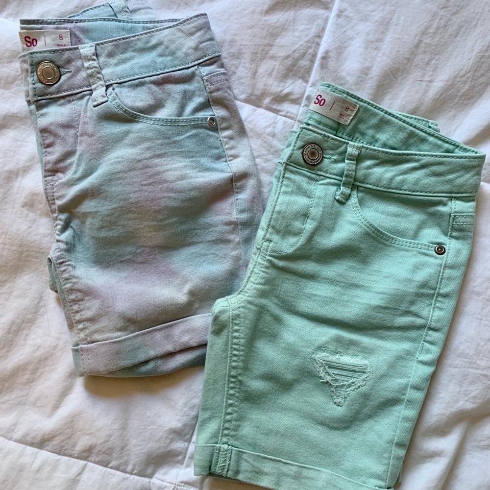 Two pairs Girls So brand Shorts - Picture 3 of 3